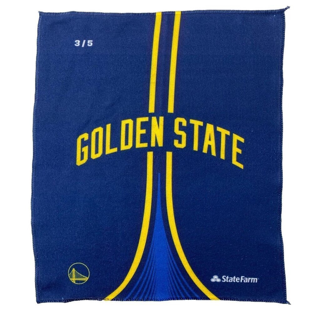 Golden State Warriors 2024 Rally Towel 3/5 SGA Giveaway vs Lakers Blue 17 x 14